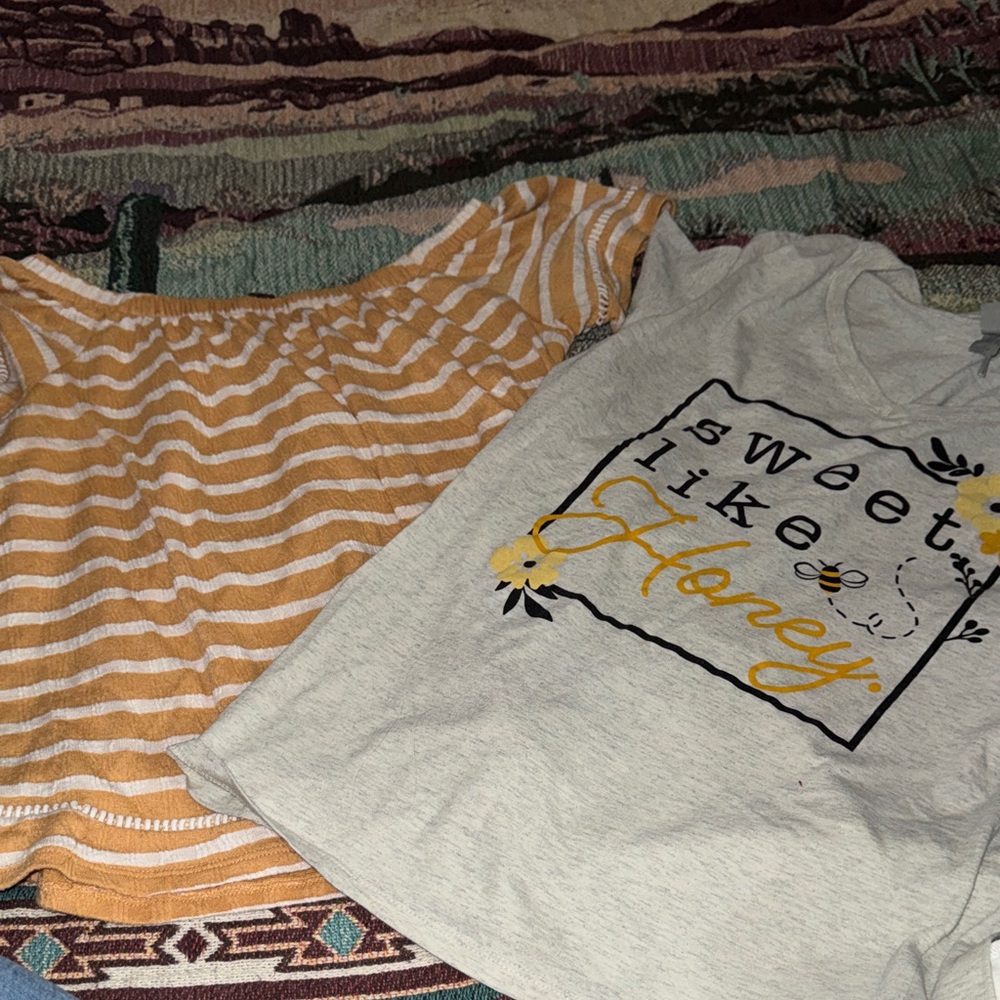 Yellow summer 2 shirt bundle